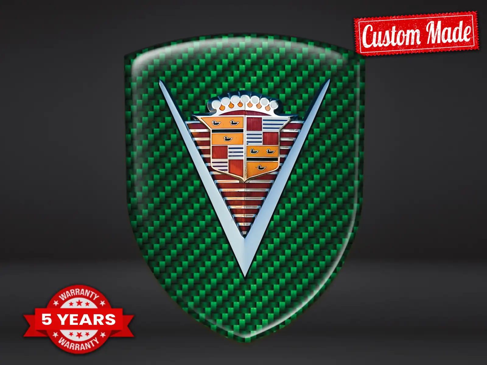 Cadillac Heckscheibenaufkleber Premium Anpassbar Maximal ST